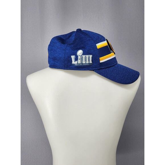 Los Angeles Rams Hat Cap Fitted Mens S/M NFL Football Super Bowl LIII New Era - Picture 3 of 8